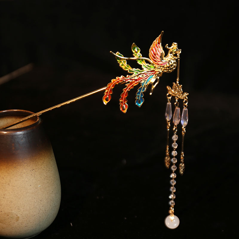 Hanbok Hair Pin - New Chinese style Phoenix Dragon Hairpin