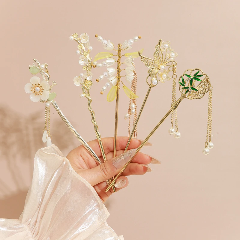 Hanbok Hair Pin - Hanfu New Chinese Hairpin Female Step