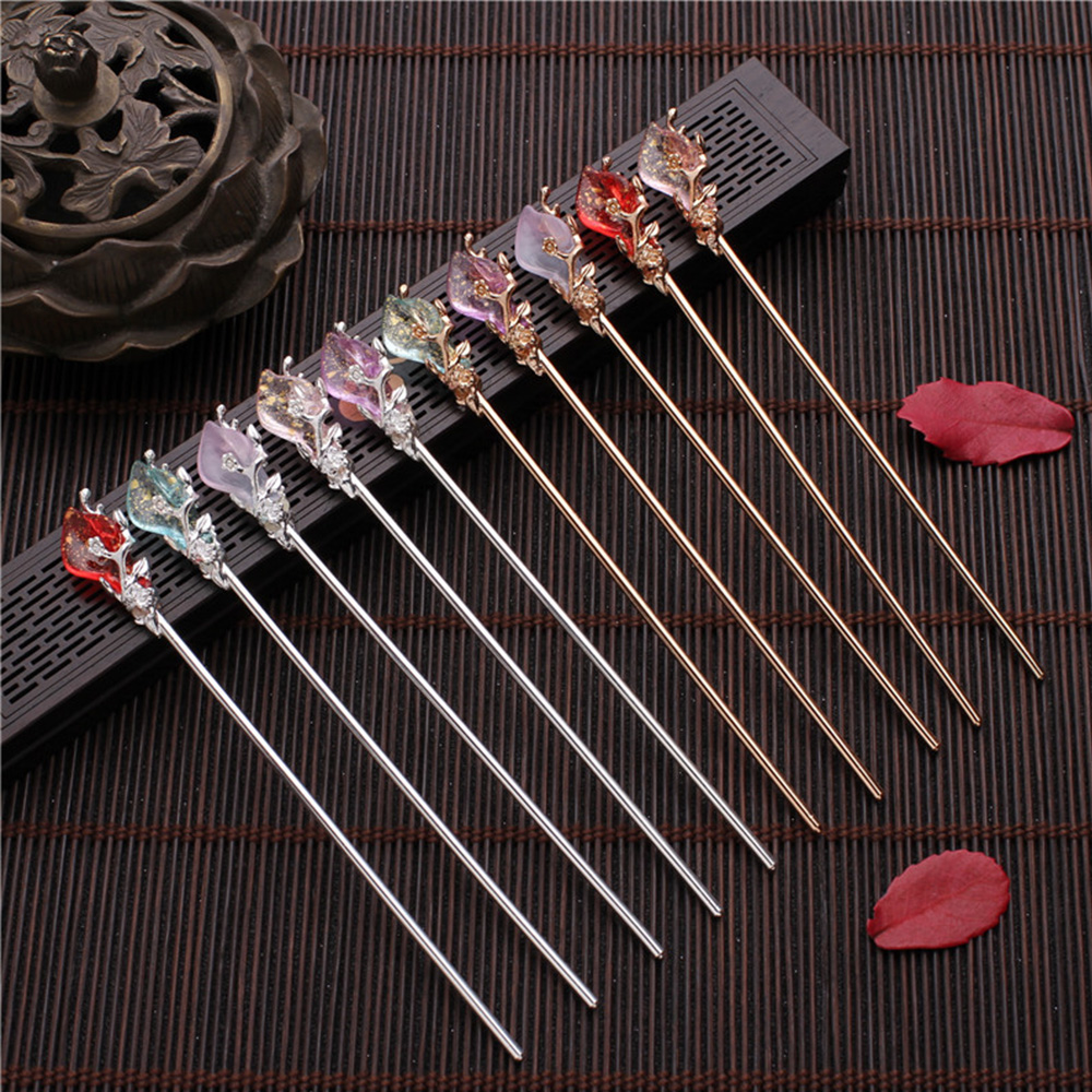 Hanbok Hair Pin - Jewelry Headwear Hanfu Accessories Metal Chinese