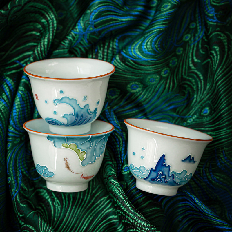 Tay Kung Fu Trà Hộ Gia Đình Đơ - đánh giá và giá Celadon Ceramic Cup