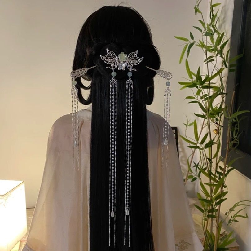 Tassel Pressed Hanfu Ancient S - đánh giá và giá Hanbok Hair Pin