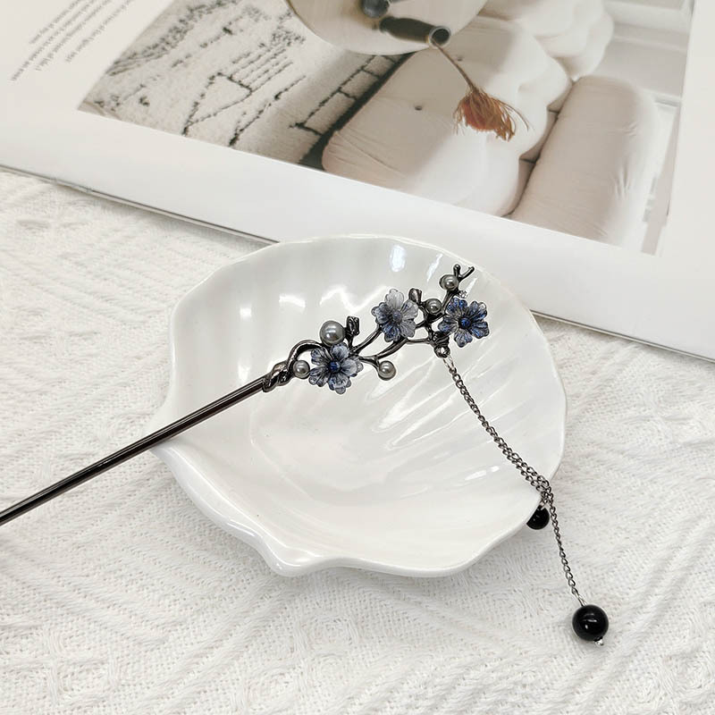 Ink Flower Tassel Hair Stick F - đánh giá và giá Hanbok Hair Pin