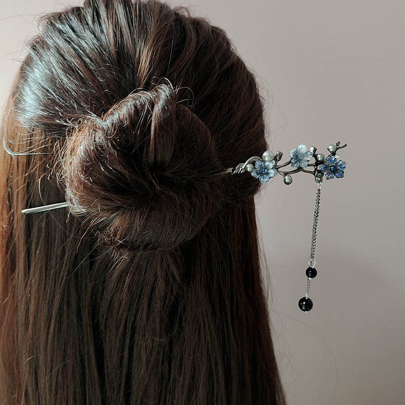 Ink Flower Tassel Hair Stick F - đánh giá và giá Hanbok Hair Pin