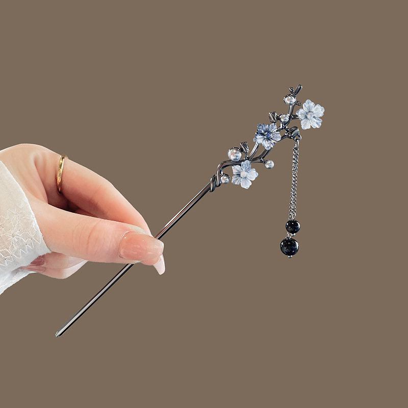 Ink Flower Tassel Hair Stick F - đánh giá và giá Hanbok Hair Pin