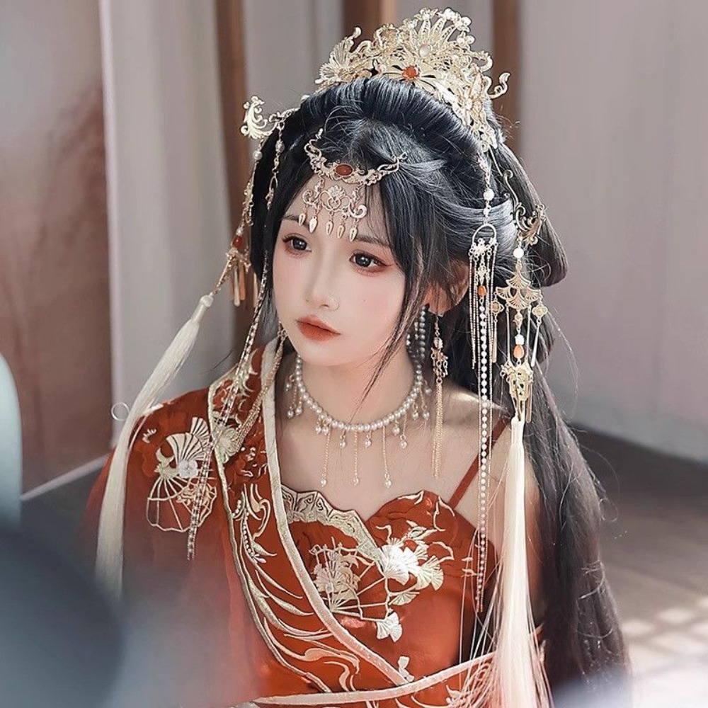 Original Chinese Hair Crown Ha - đánh giá và giá Hanbok Hair Pin