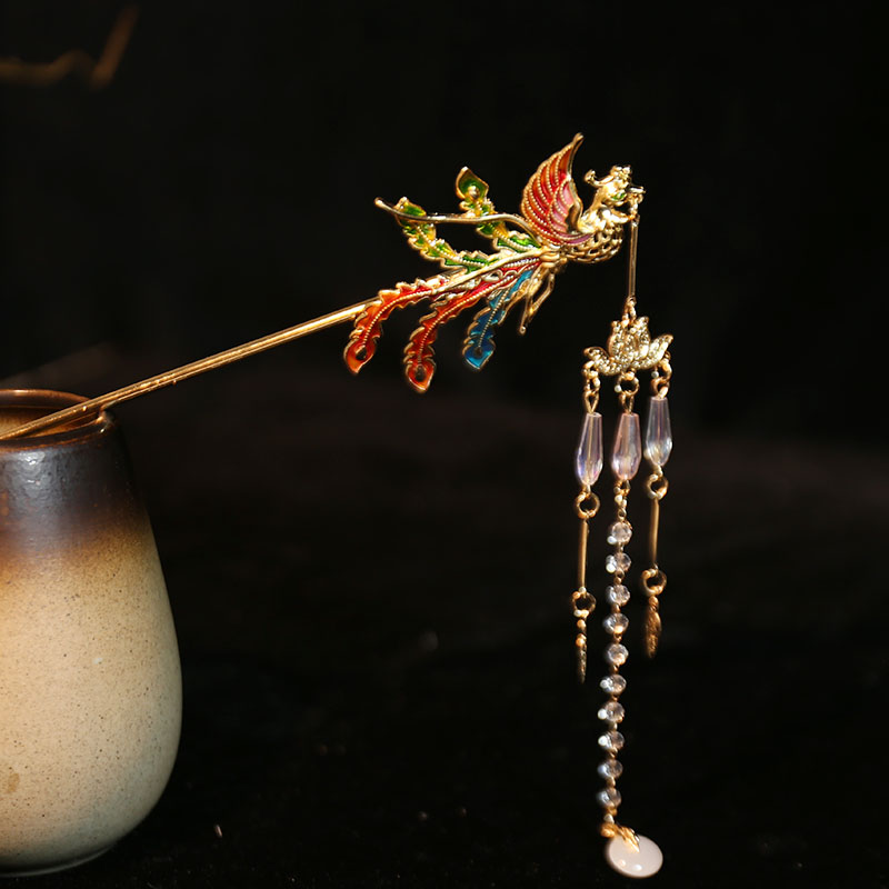 New Chinese style Phoenix Drag - đánh giá và giá Hanbok Hair Pin