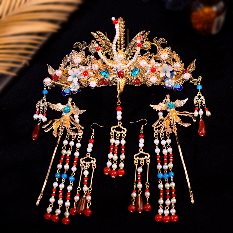 Chinese Hair Stick Set Tiaras  - đánh giá và giá Hanbok Hair Pin