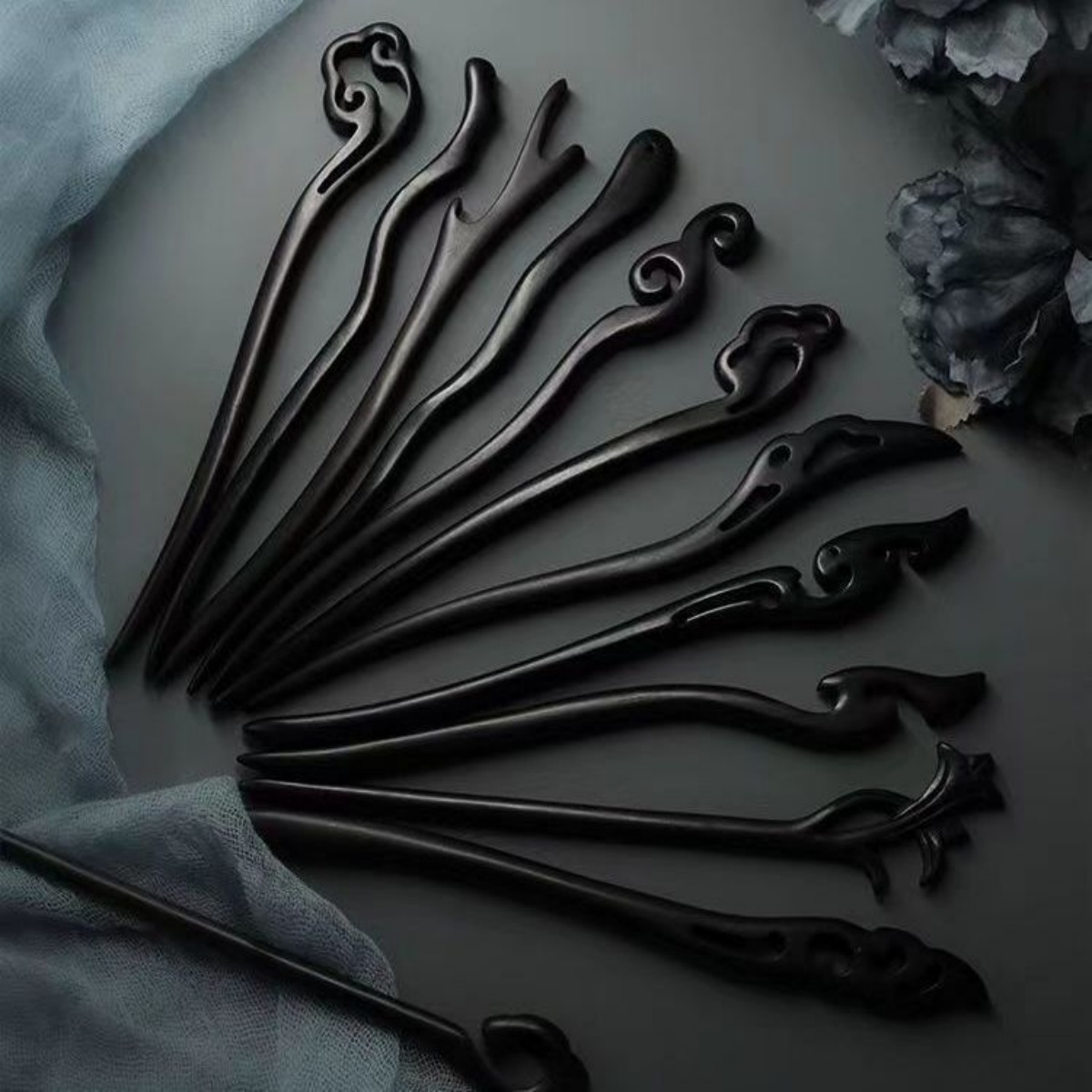 Simple Wooden Hairpin For Wome - đánh giá và giá Hanbok Hair Pin