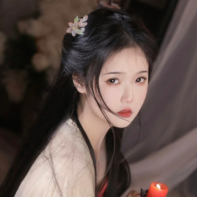 Hoa Thủy Tinh Kẹp Tóc Cổ Trung - đánh giá và giá Hanbok Hair Pin