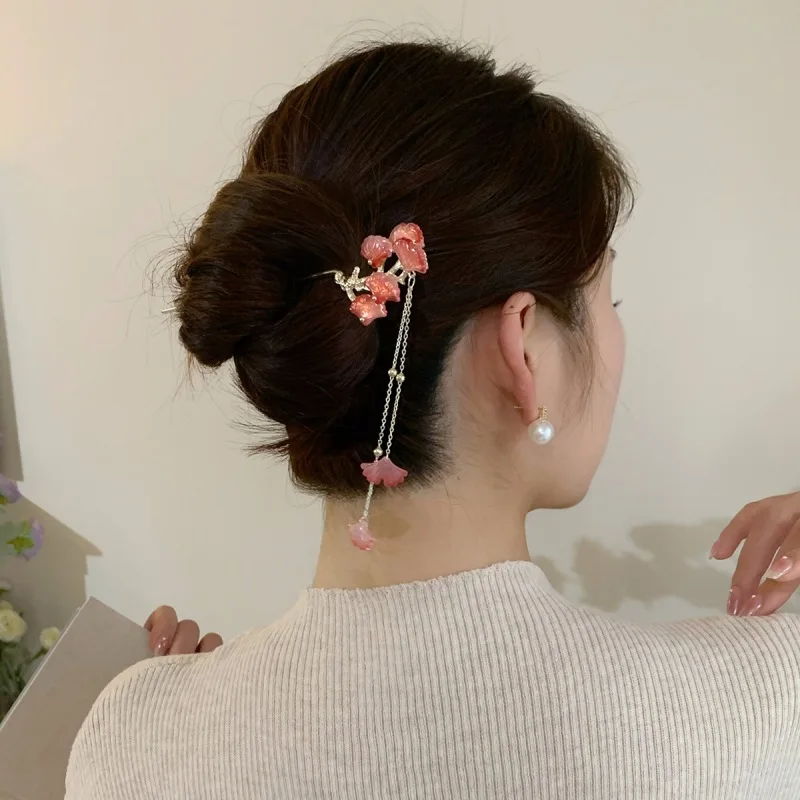 Ginkgo Leaf Hair Stick Yellow  - đánh giá và giá Hanbok Hair Pin