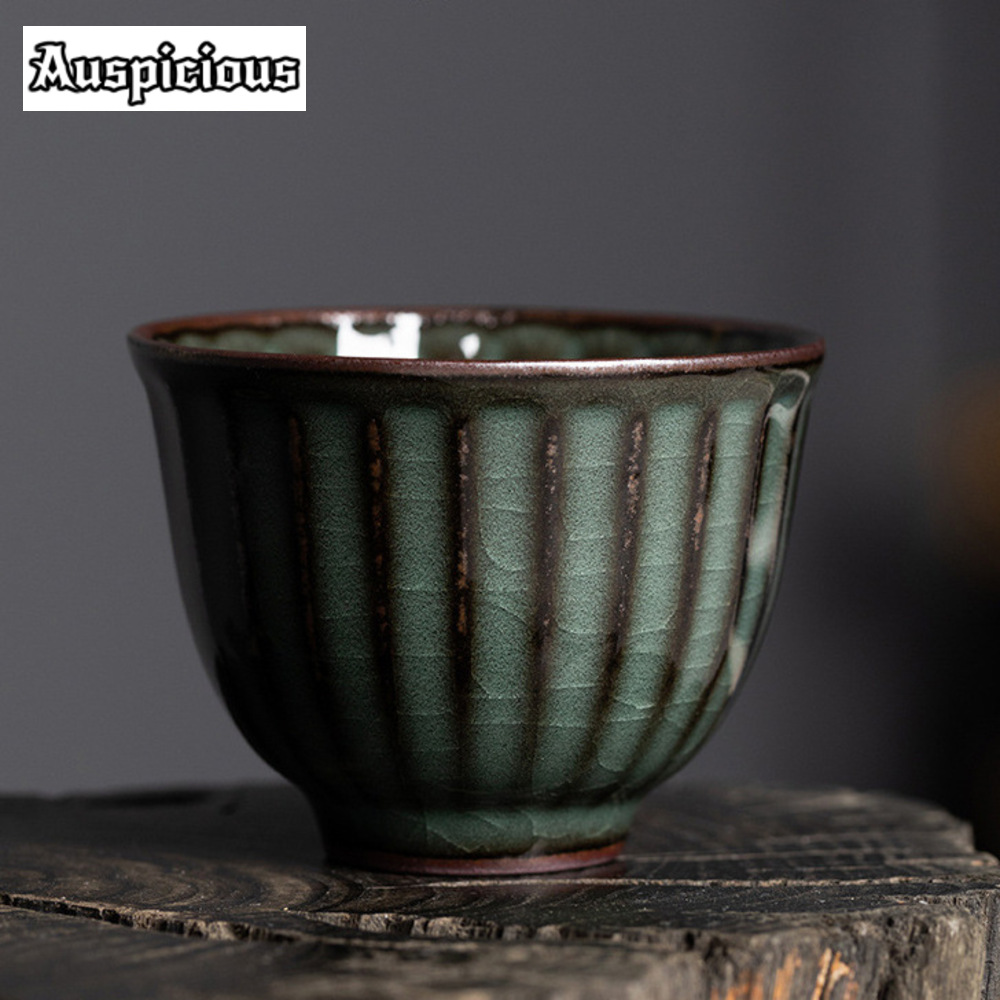 85ml Handmade Ge Kiln Iron Bod - đánh giá và giá Celadon Ceramic Cup
