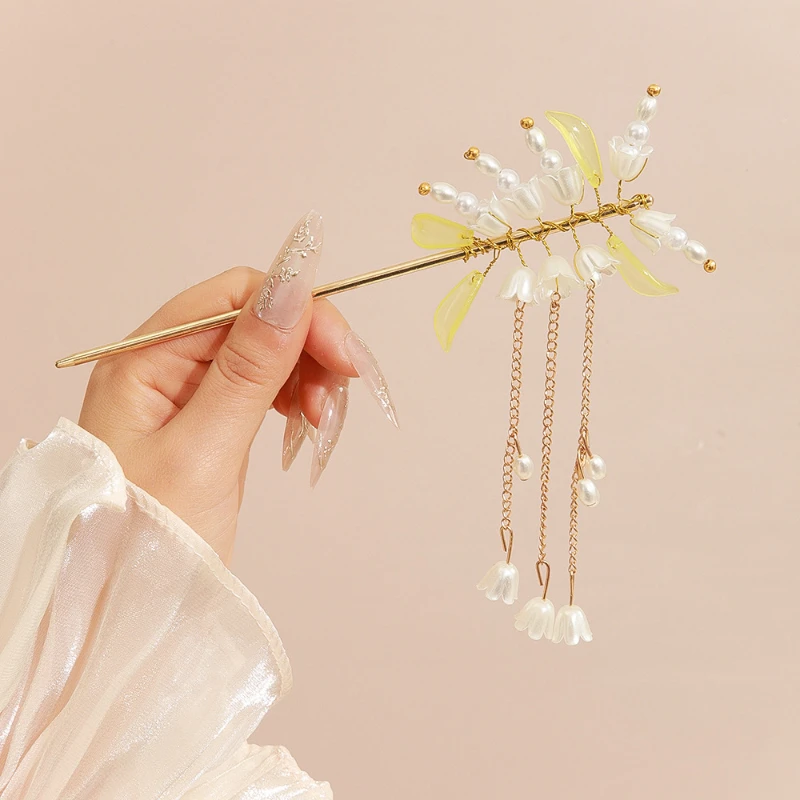 Hanfu New Chinese Hairpin Fema - đánh giá và giá Hanbok Hair Pin