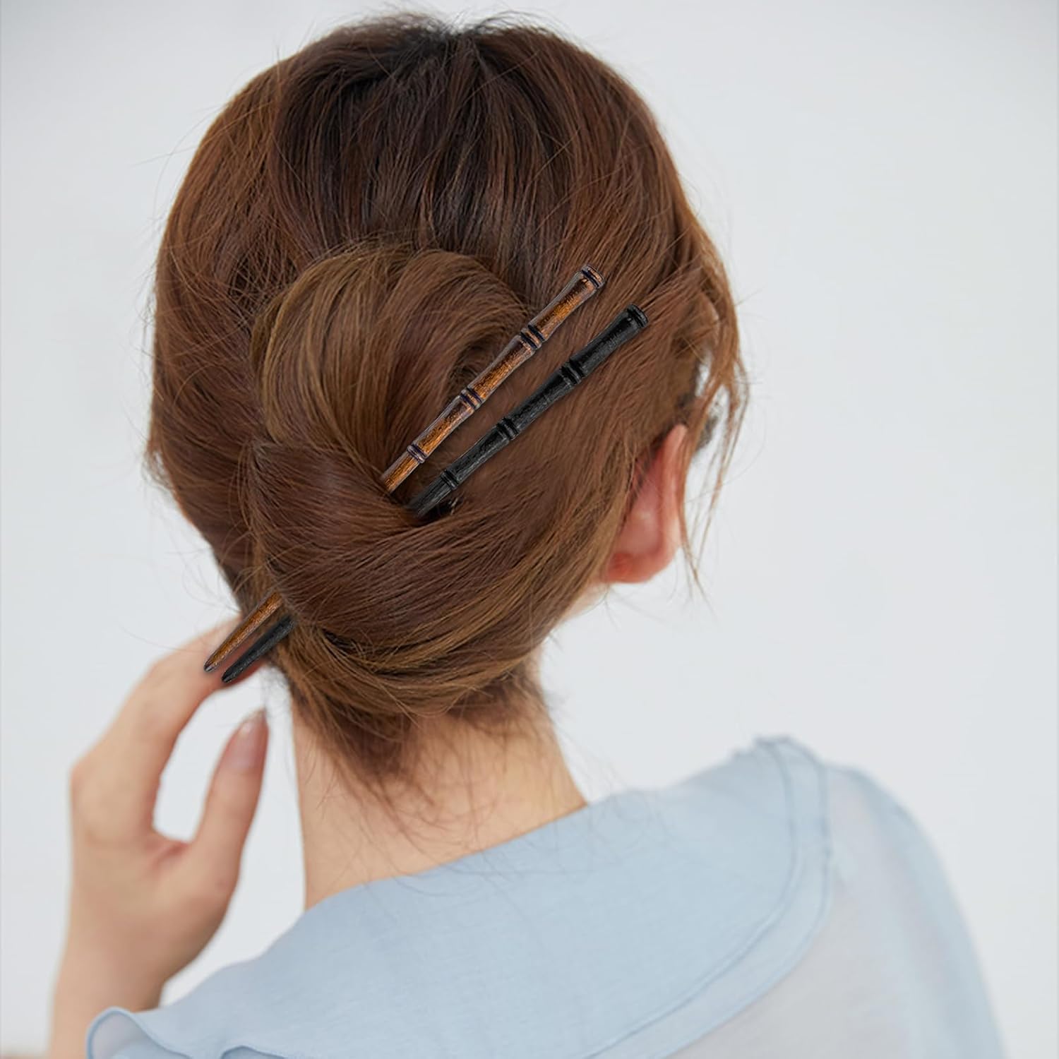 12 Pcs Vintage Wood Hair Stick - đánh giá và giá Hanbok Hair Pin
