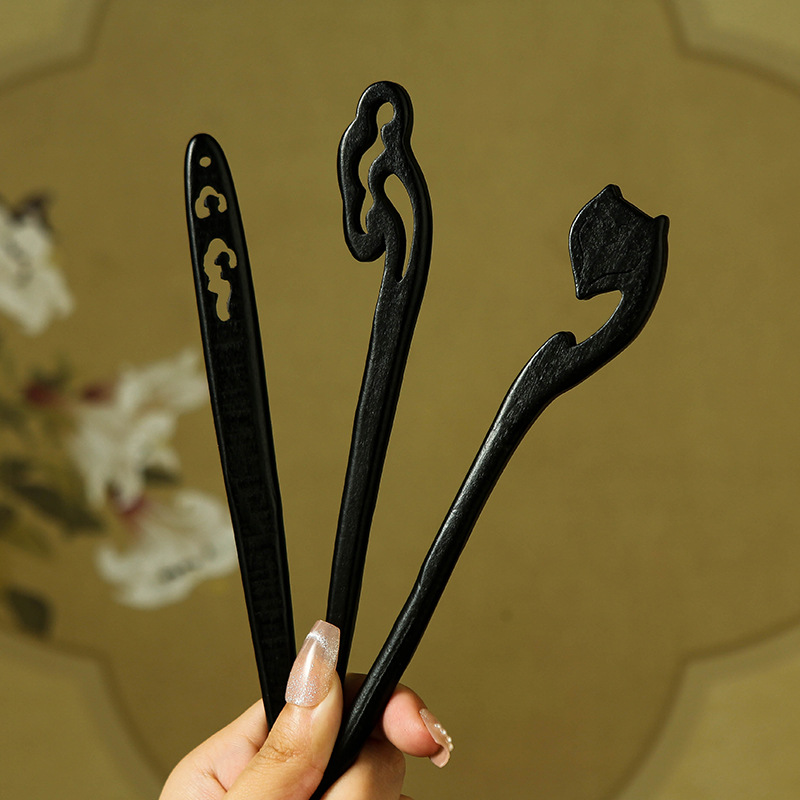 Antique Style Imitation Ebony  - đánh giá và giá Hanbok Hair Pin
