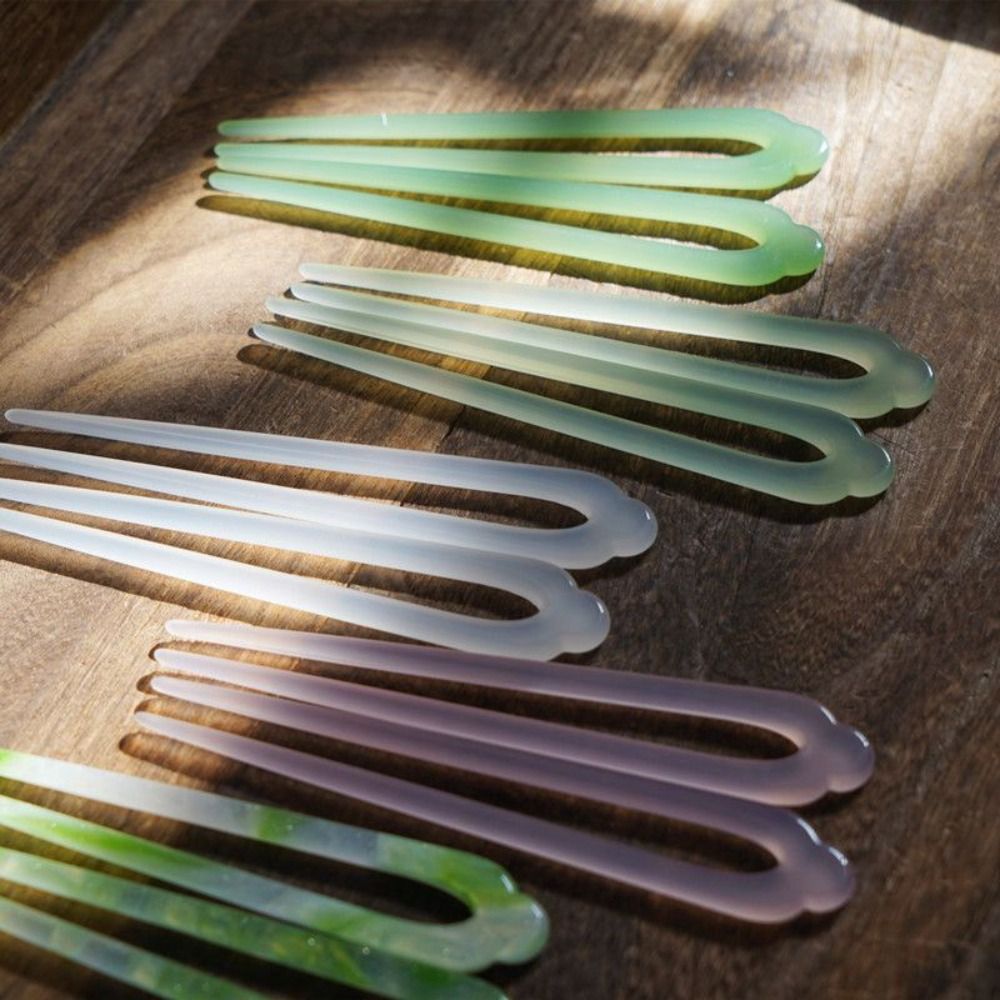 Acetic Acid U Shape Hairpin Ha - đánh giá và giá Hanbok Hair Pin