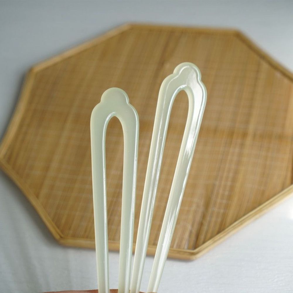 Acetic Acid U Shape Hairpin Ha - đánh giá và giá Hanbok Hair Pin